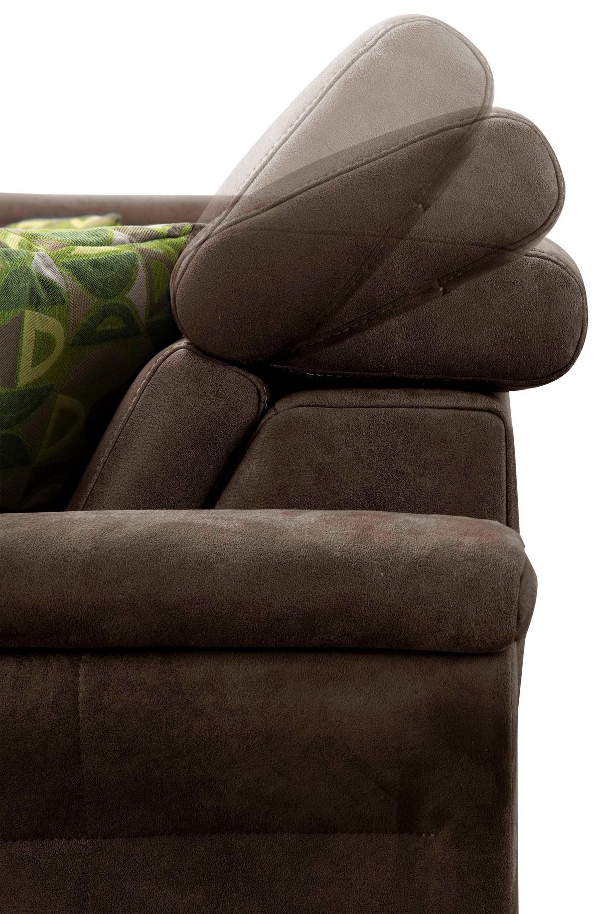 Ecksofa Arngast mokka, 194x245 cm - Eichefarben/Beige, KONVENTIONELL, Textil (194/245cm) - Sit & More