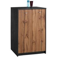 Kommode B 74cm 4-You, Beton Optik/Wotan Eiche Dekor - Eichefarben/Grau, MODERN, Holzwerkstoff (74/111.4/34,6cm)