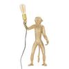 Tischleuchte Monkey Gold Goldfarben B: 20 cm - Goldfarben, Basics, Kunststoff (20/64/20cm)