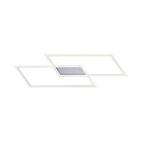 LED-Deckenleuchte Inigo L: 83,6 cm mit Memory-Funktion - Chromfarben/Nickelfarben, Design, Kunststoff/Metall (83,6/24,2/6,8cm) - Paul Neuhaus