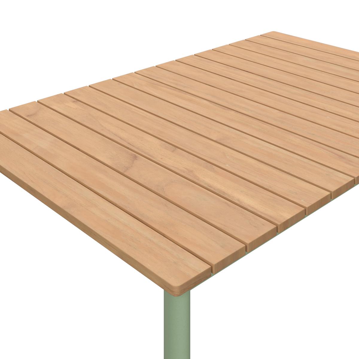 Loungegarnitur Daytona - Alufarben/Naturfarben, MODERN, Holz/Kunststoff - Beldano