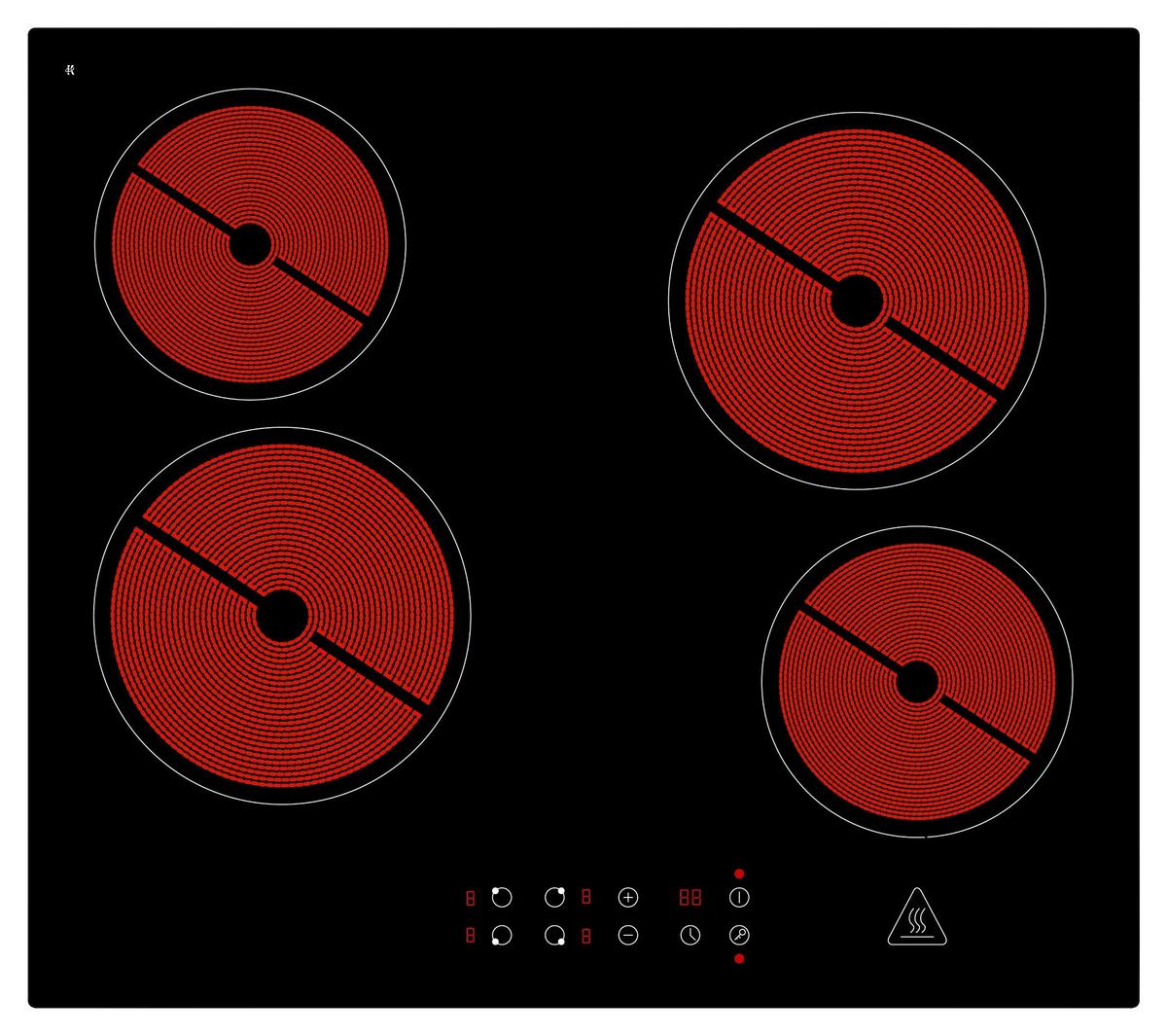 Küchenzeile mit Geräten B: 340 cm Schwarz/Eiche Dekor - Eichefarben/Schwarz, Design, Holzwerkstoff (340cm) - Respekta