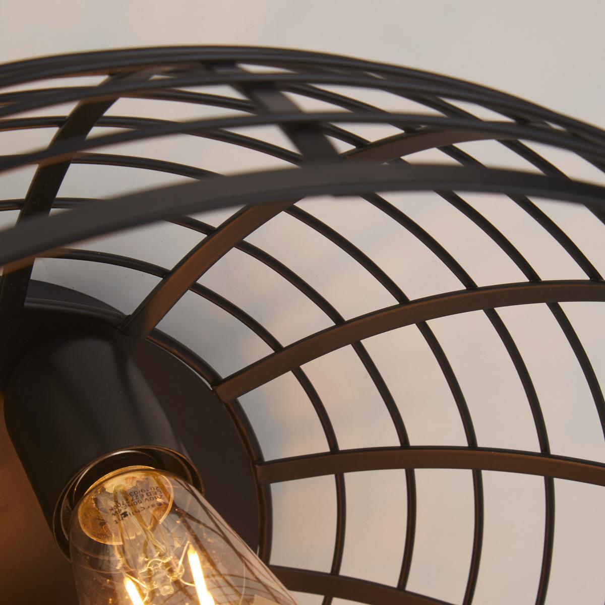 Deckenleuchte Vision Cage 3lt 85981-3bk - Schwarz, Basics, Metall (40/19.5cm)