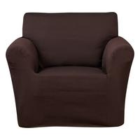 Sofabezug Clara 1-sitzer Braun Baumwolle Stretch-Gewebe - Braun, ROMANTIK / LANDHAUS, Textil - James Wood