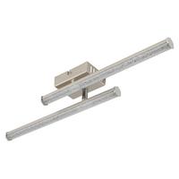 Led-deckenleuchte 67346-12 Kirina - Klar/Chromfarben, Design, Kunststoff (50/7/8,4cm) - Globo