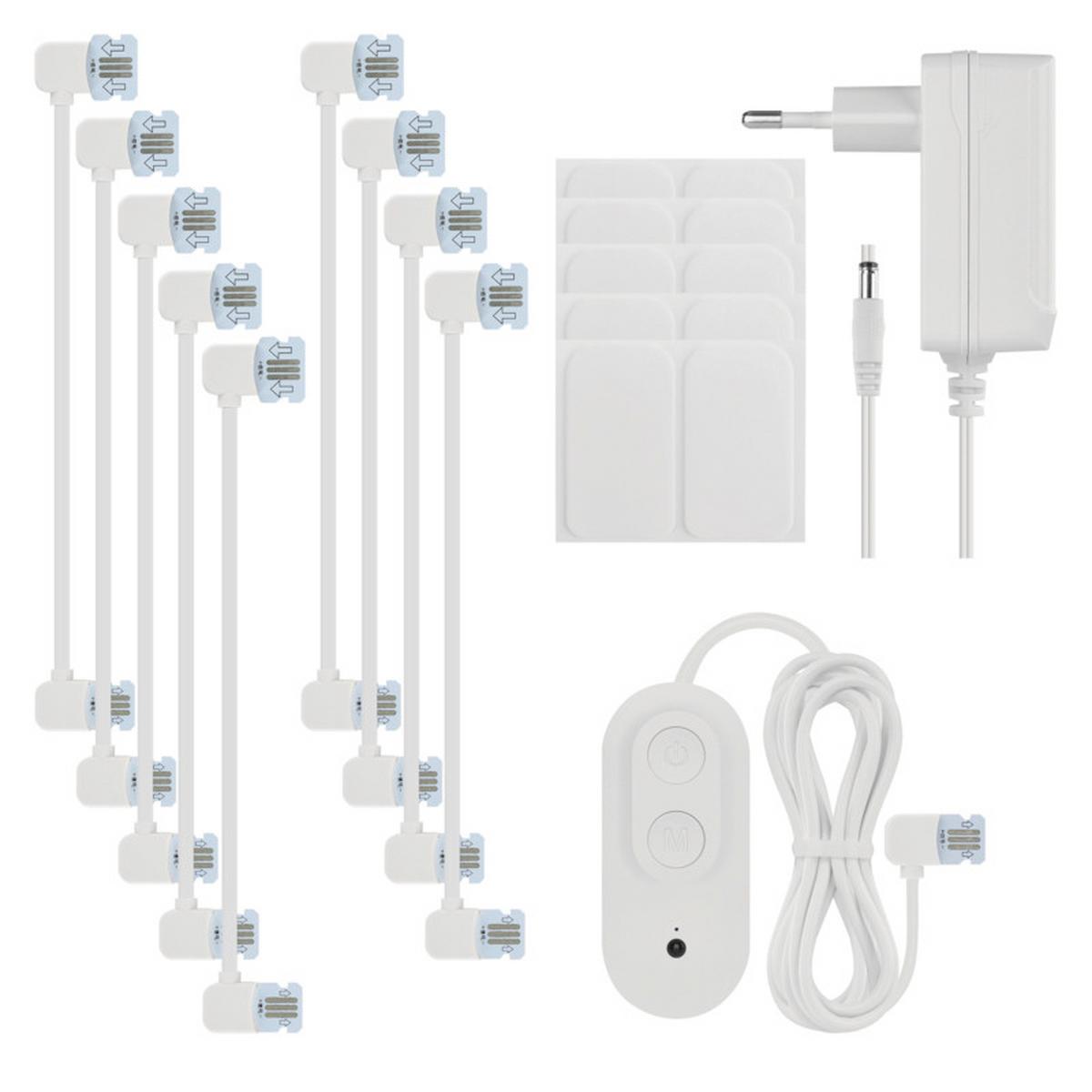 NÁSTENNÉ SVIETIDLO GOSMART - biela, Modern, plast (18/17.5cm)