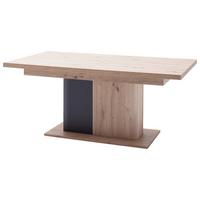 Esstisch Ausziehbar Cortona 180-280x100 Cm Eichefarben - Eichefarben/Anthrazit, Design, Holzwerkstoff (180-280/100/77cm) - Livetastic