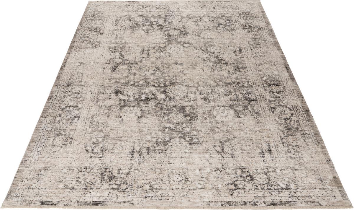 Webteppich My Bella - Grau, Design, Textil (140/200cm) - Obsession