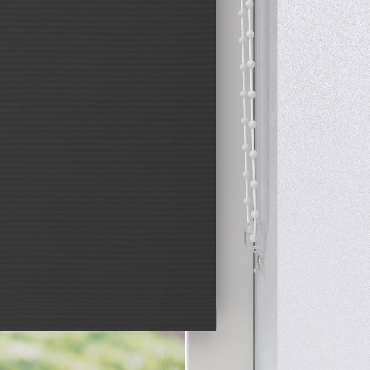 Verdunkelungsrollo 100x190 cm mit Kettenzug - Anthrazit, Basics, Textil (100/190cm)