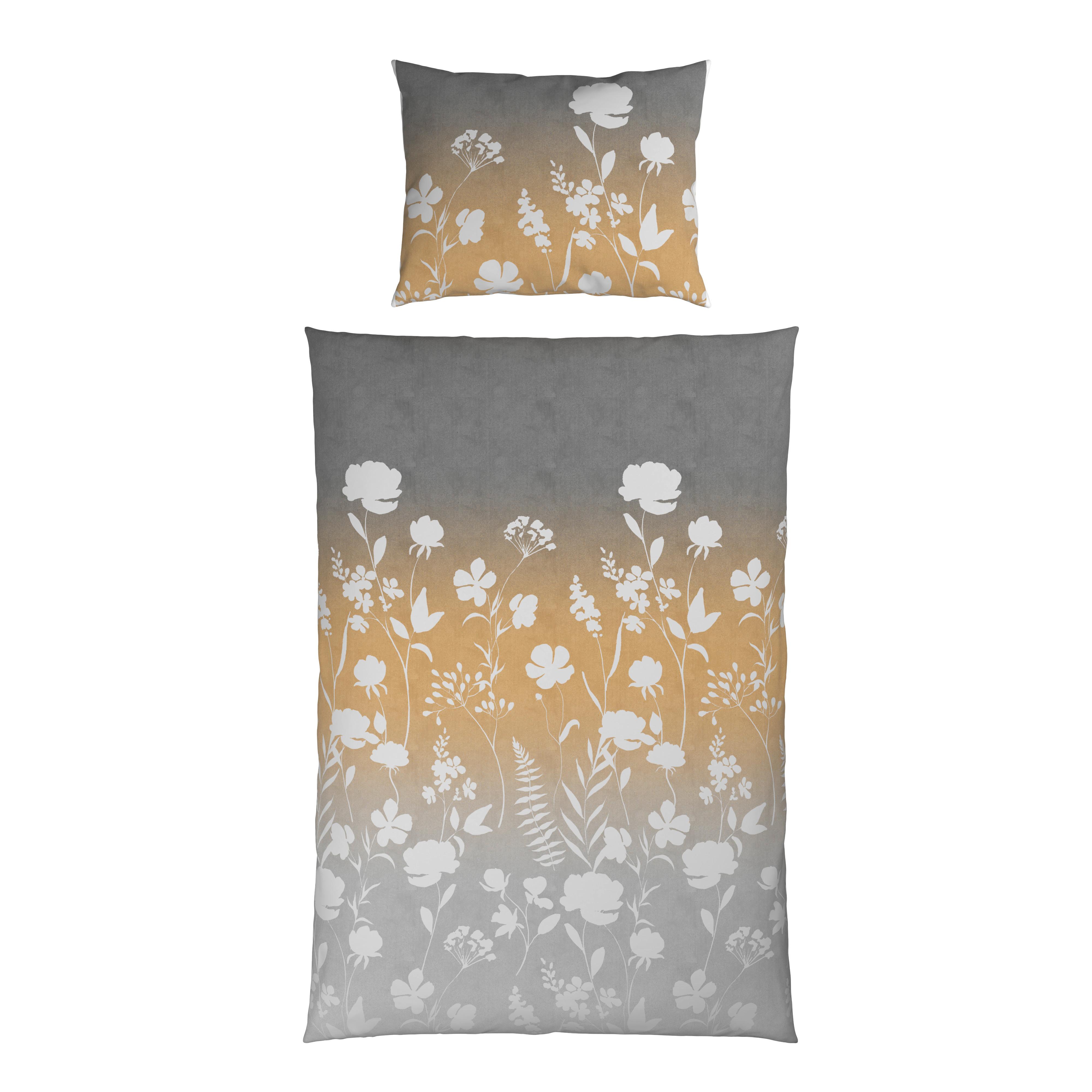 BETTWÄSCHE MAREN - Beige/Grau, MODERN, Textil - Luca Bessoni