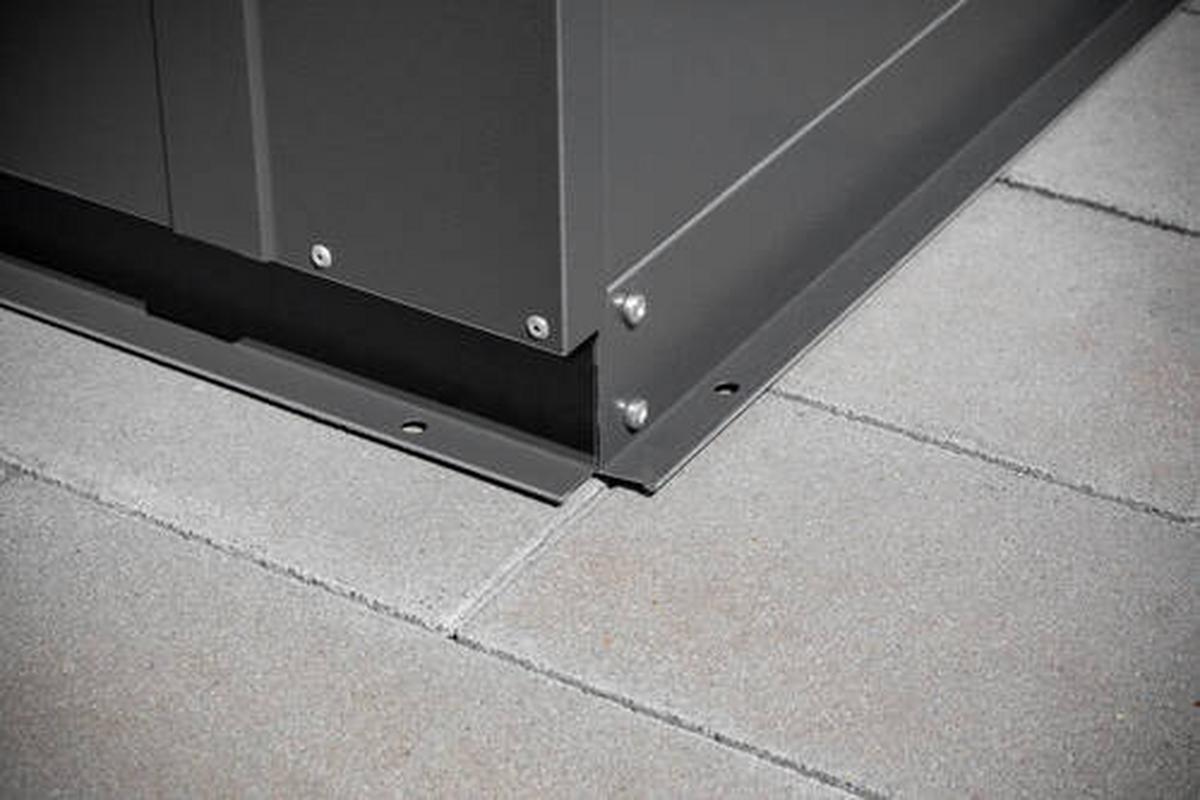 Geräteschrank Stowaway Aufbewahrungsbox - Anthrazit, Basics, Metall (89/113/138cm)