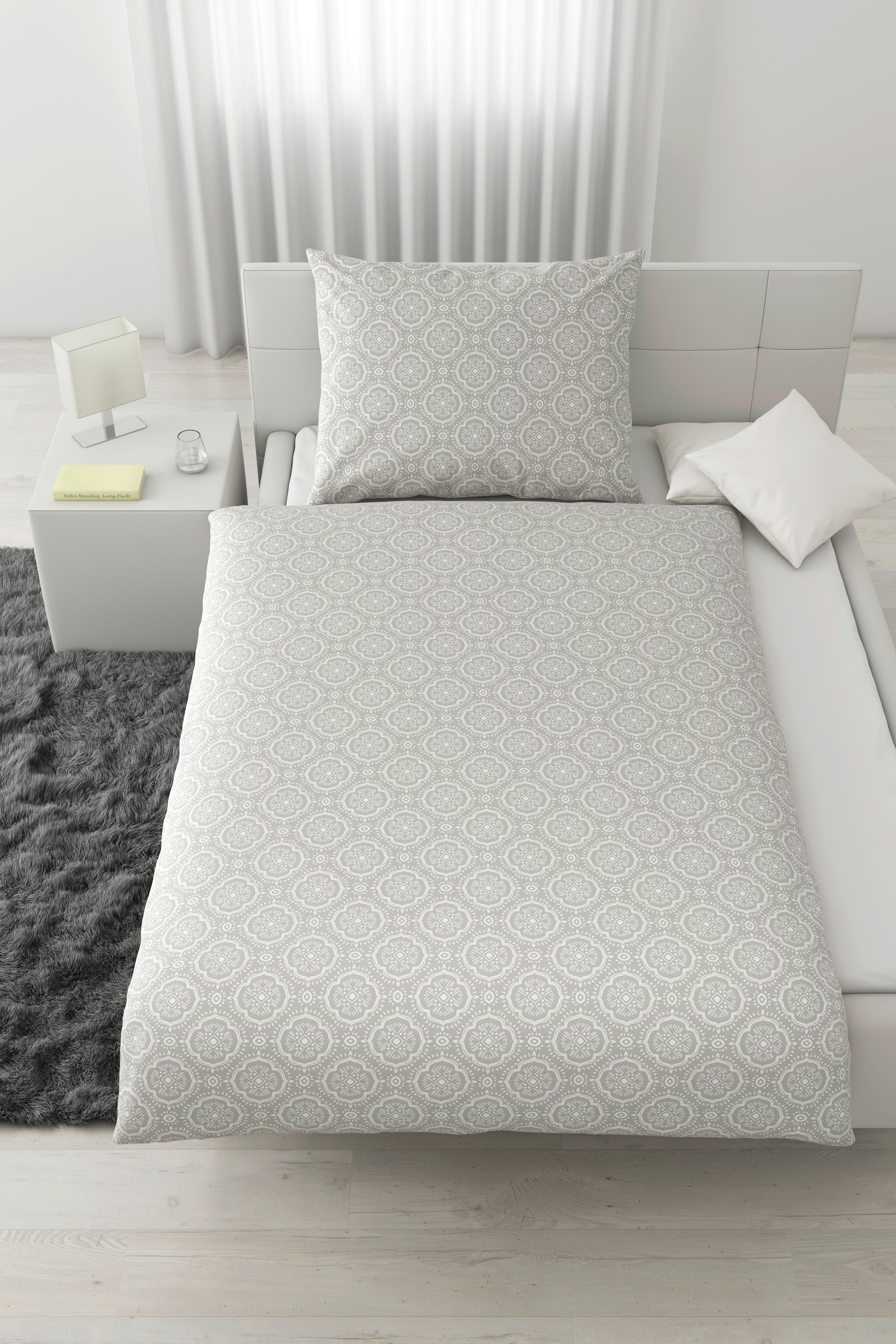 POVLEČENÍ ETHNO - světle šedá, Lifestyle, textil (140/200cm) - Mömax