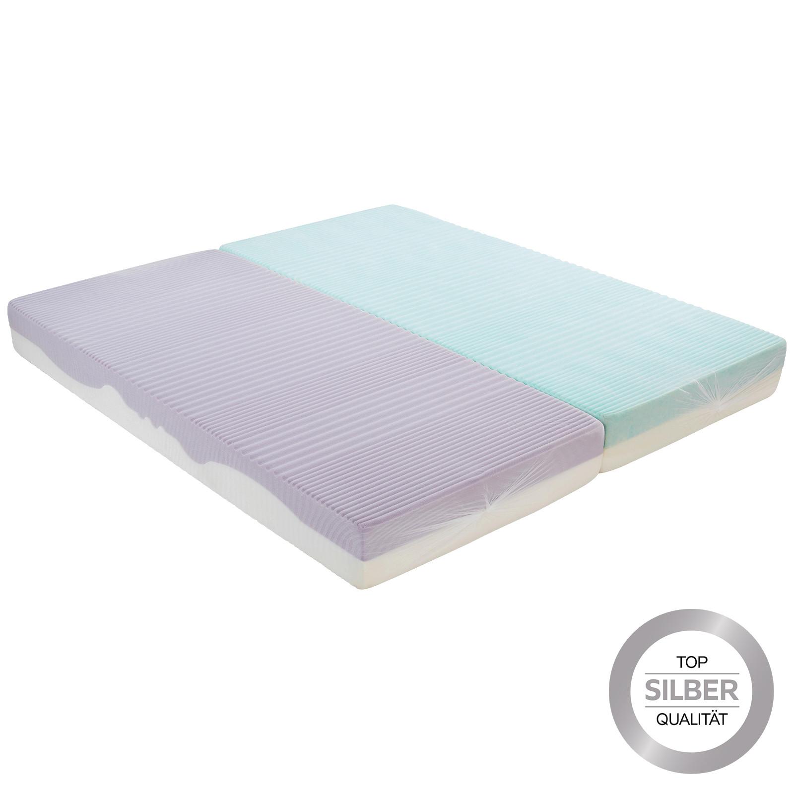 Komfortschaummatratze Ergo Duo 180x200cm Fest/Mittelfest