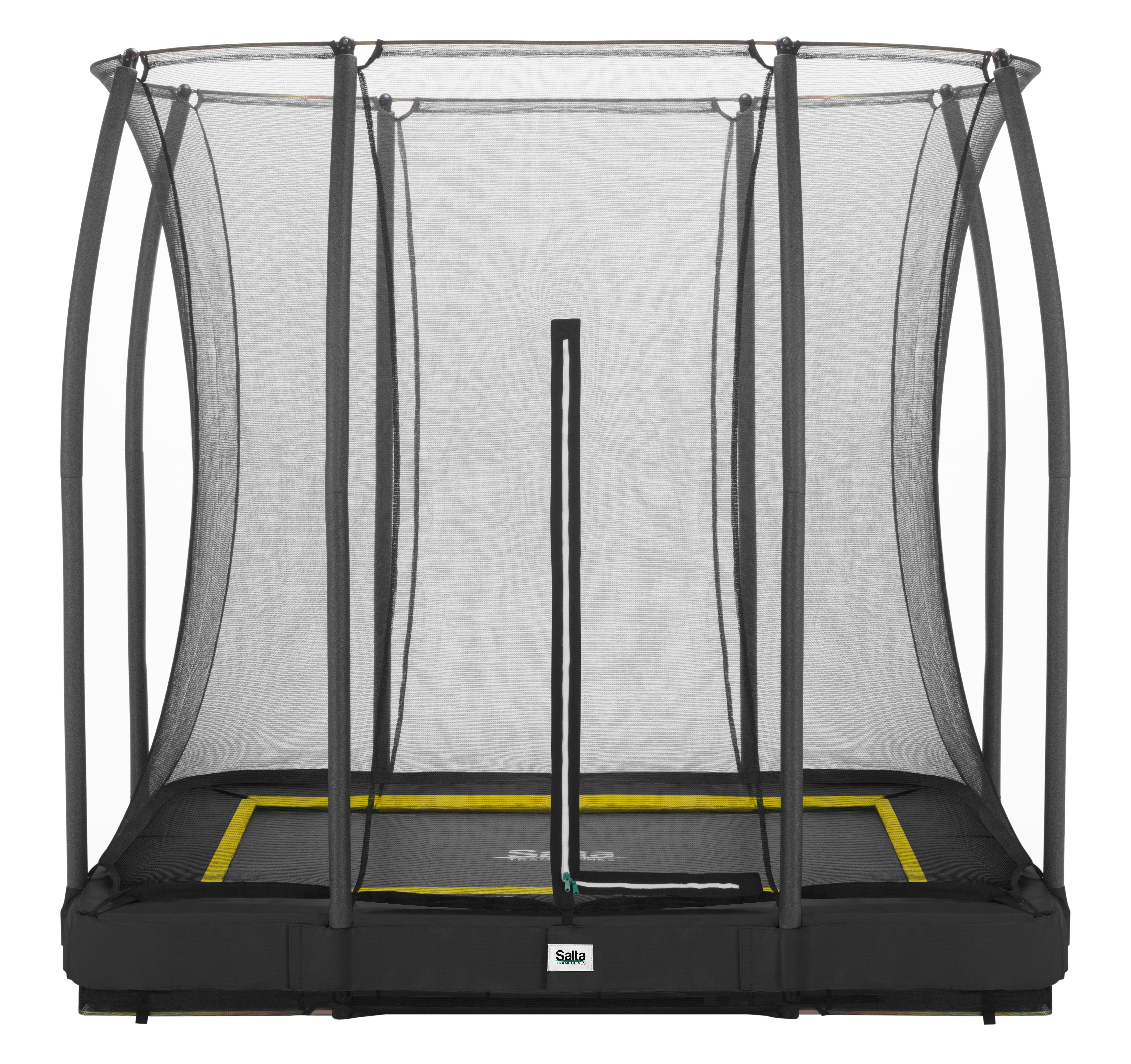 Trampolin 5401a - Schwarz, Basics, Metall (214/153cm) - Salta