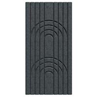 AKUSTIKPANEEL Anthrazit, BxH 40x80 cm - Anthrazit, MODERN, Textil (40/80/1,2cm)