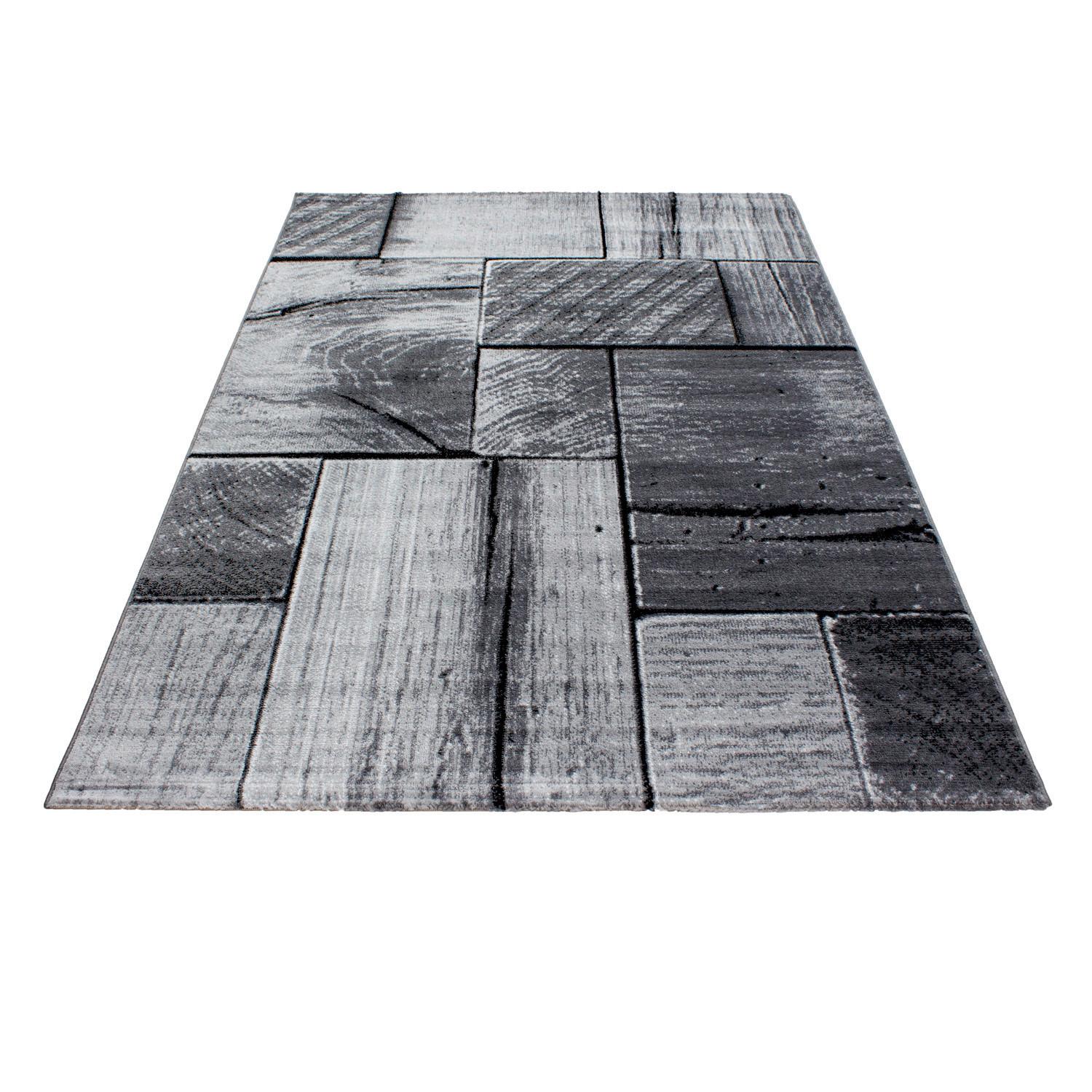 Webteppich Schwarz Naturfaser Parma 160x230 cm - Schwarz, KONVENTIONELL, Textil (160/230cm)