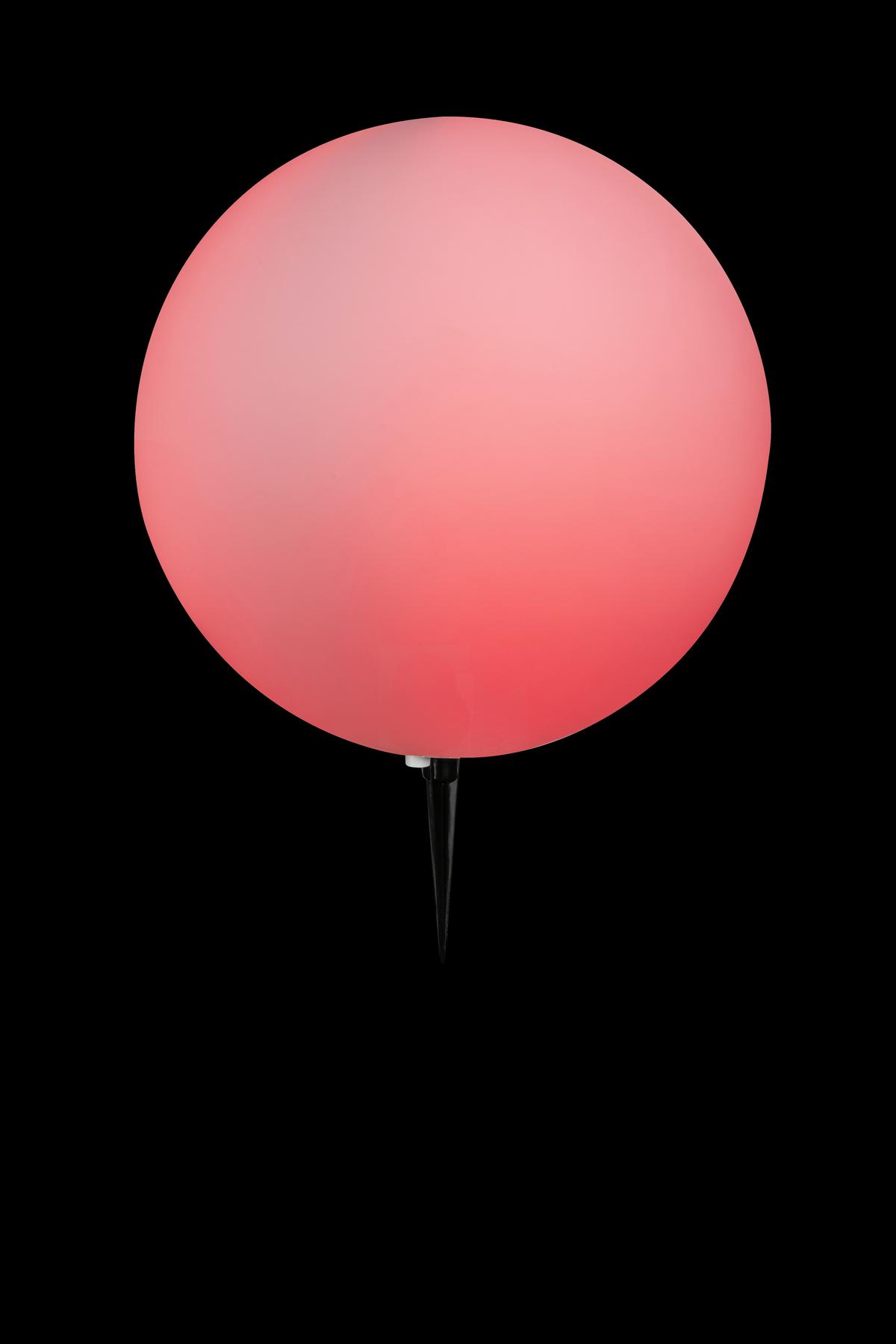 Außenstehleuchte 31776 Toula - Schwarz/Weiß, Design, Kunststoff (40/56cm) - Globo