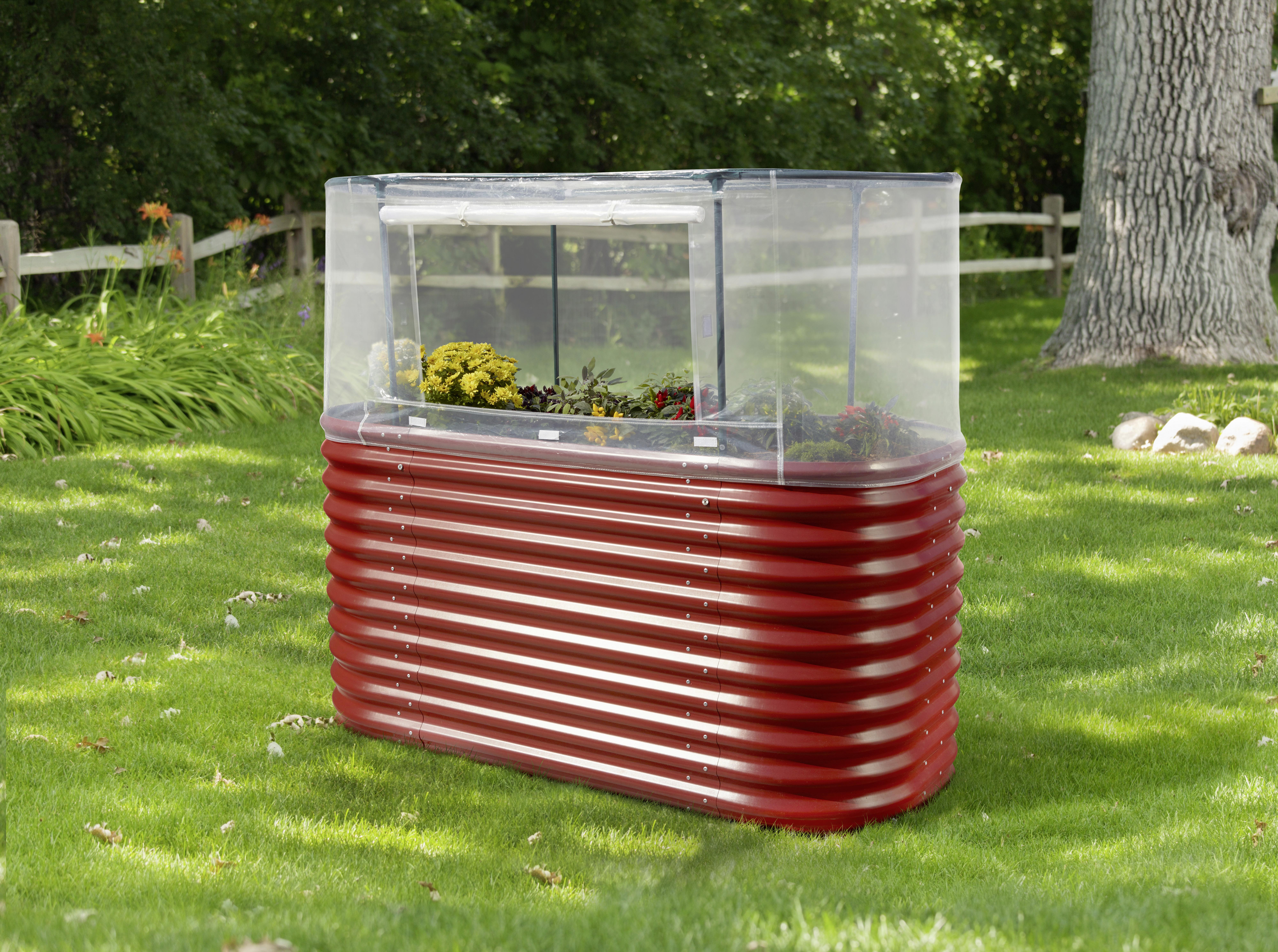 Hochbeet-Erweiterung Abdeckung für Vita Basic - Transparent, Basics, Kunststoff (76/164cm)