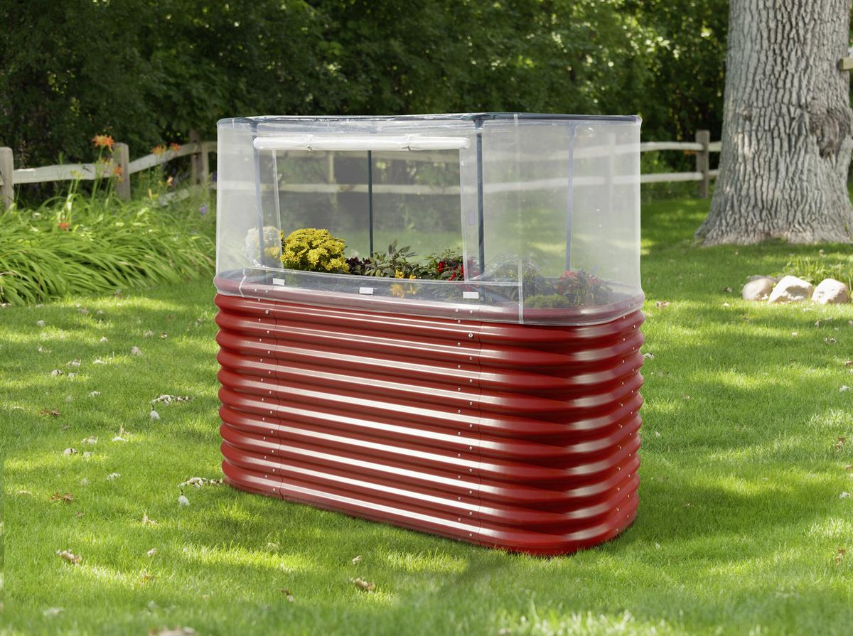 Hochbeet-erweiterung Abdeckung Für Vita Basic - Transparent, Basics, Kunststoff (76/164cm)