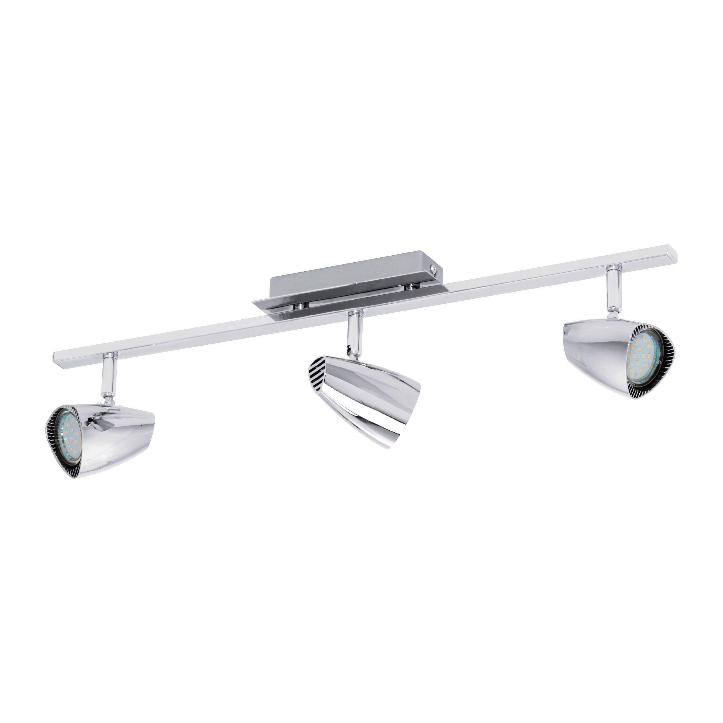 Led-strahler 93674* Corbera - Chromfarben, Basics, Kunststoff/Metall (58,5/7/5cm) - Eglo
