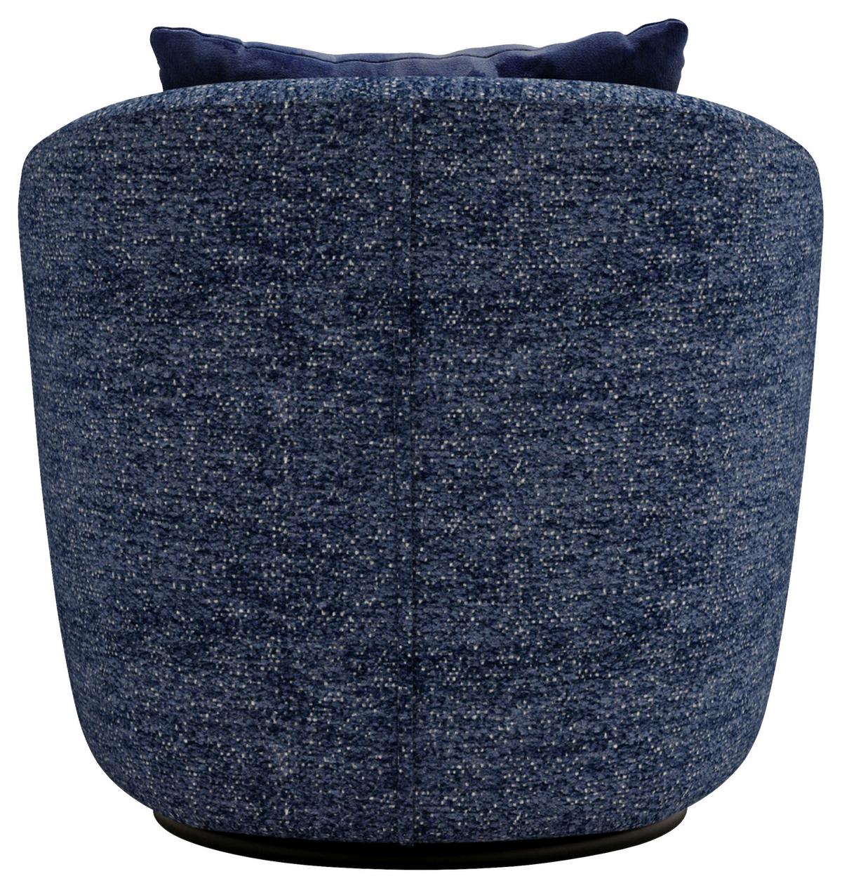 Wish Blau B: 83 Cm - Blau/Schwarz, Design, Textil (83/80/75cm) - Livetastic