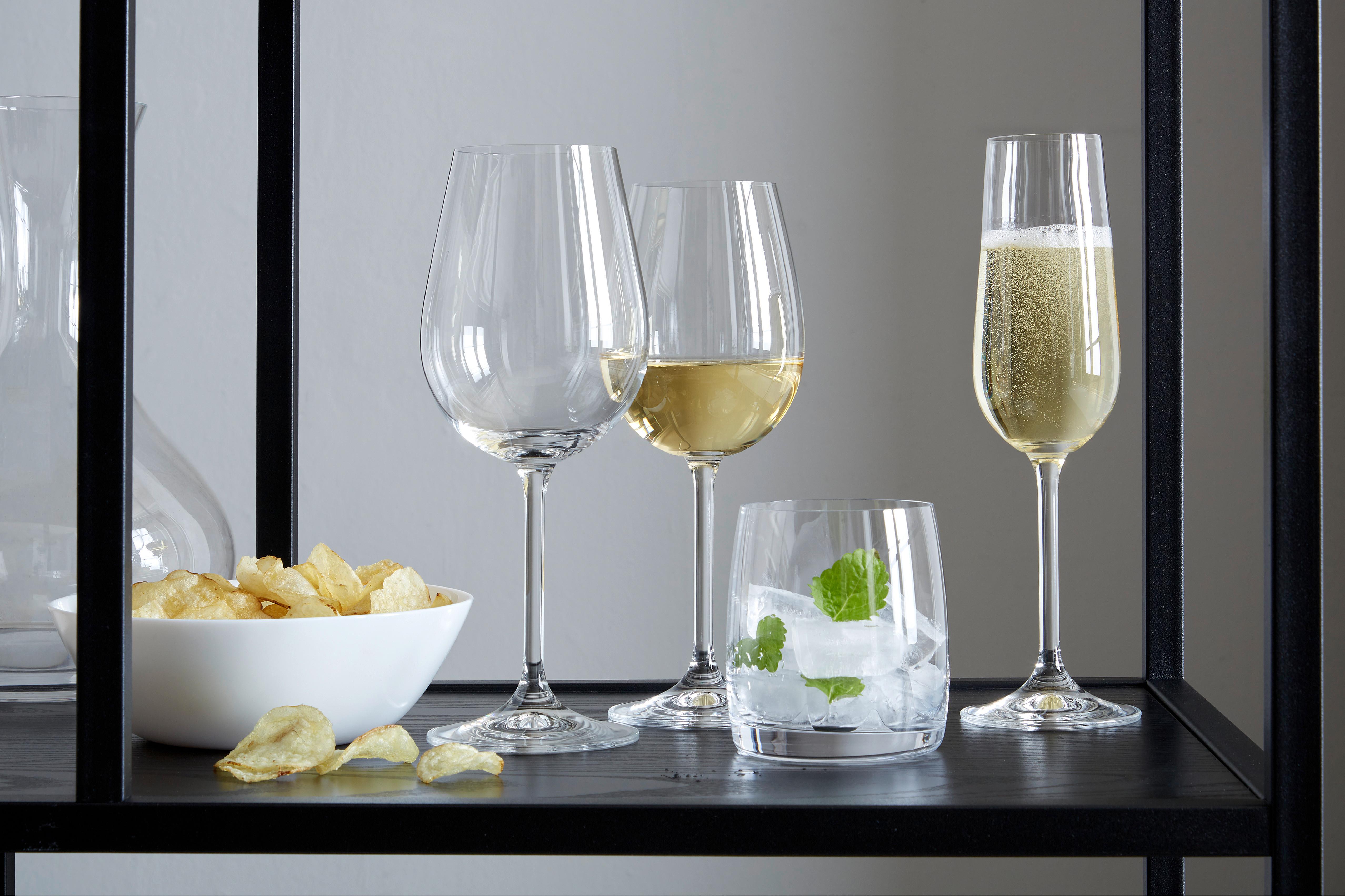 Rotweinglas Clara 6er-Set, Je ca. 420 ml - Klar, Basics, Glas (0,42l) - Bohemia