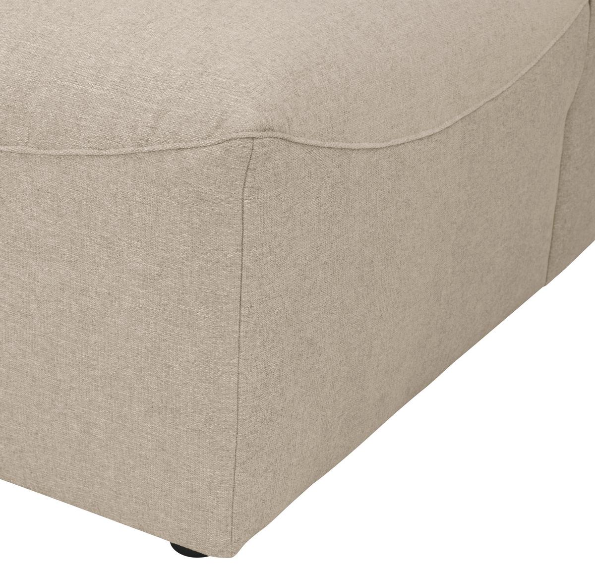 Eckelement Lena Creme Flachgewebe - Creme, Design, Textil (100/73/100cm) - Max Winzer