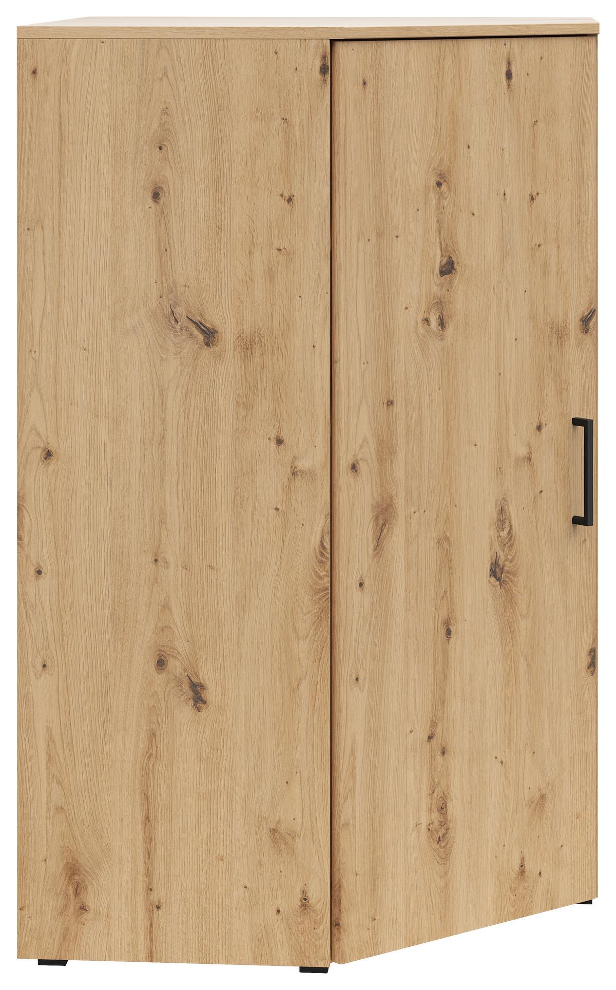 Sarokkomód Cabinet - Artisan tölgy, Modern, faalapú anyag (71,5/71,5cm)