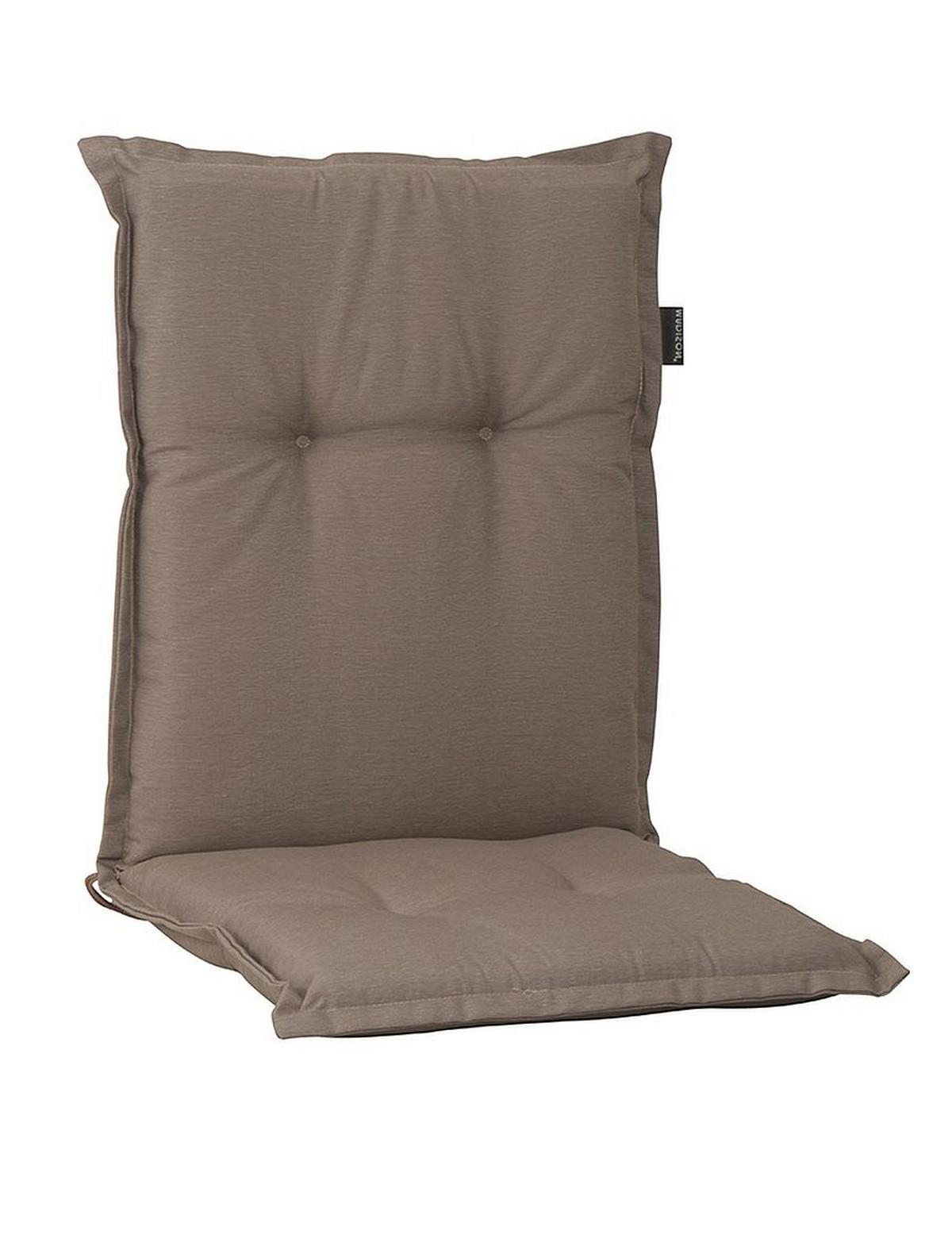 Auflage Für Sessel Pana 4-tlg. Bxhxt 50x8x105 Cm Taupe - Taupe, KONVENTIONELL, Textil (50/8/105cm) - Ambia Garden