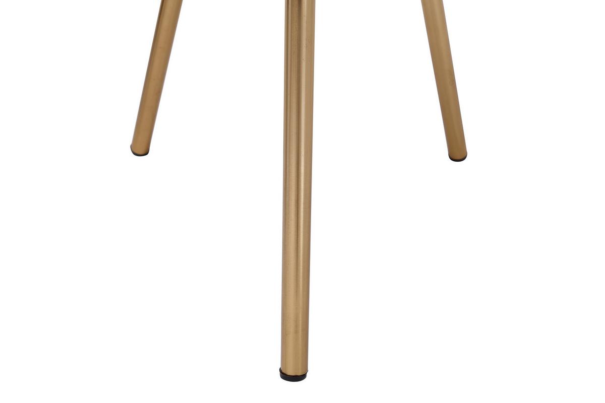 PRÍRUČNÝ STOLÍK MORRISON 625 ALTROSA - zlatá/staroružová, Design, kov (41/48,5cm) - MID.YOU
