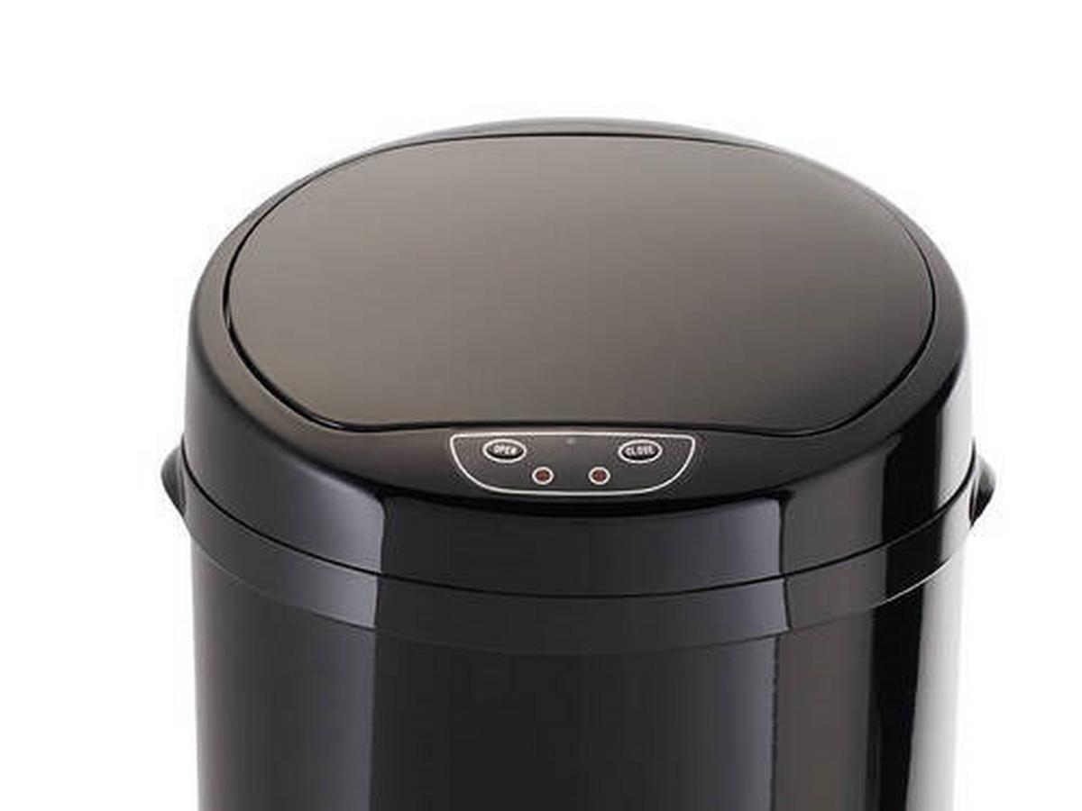 Odpadkový koš IR SENSOR - INOX BLACK - 30L - čierna, Trend, kov/plast (31/31/61,5cm) - Echtwerk