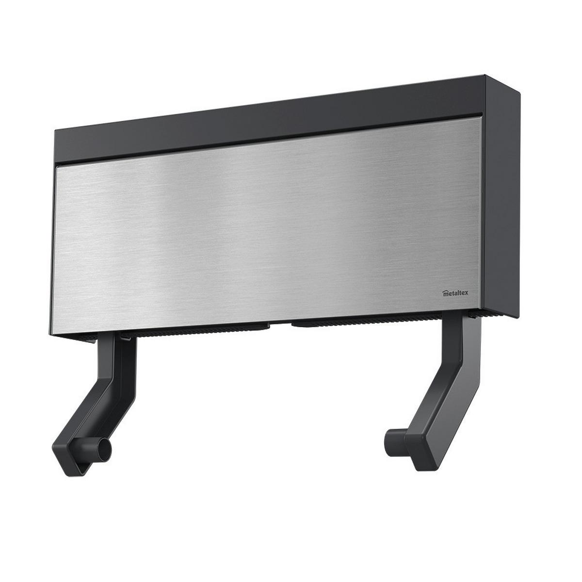 Küchenrollenhalter Mona - Schwarz, Basics, Kunststoff/Metall (38/6/17cm) - Metaltex