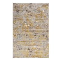 Webteppich Grau/gold, Bxl: Ca. 80x150 Cm - Dunkelgrau/Goldfarben, Design, Textil (80/150cm) - Esprit