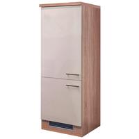 Kühlschrank-umbauschrank Nepal B: 60 Cm Kaschmir Glanz - Kaschmir, MODERN, Holzwerkstoff (60/161,6/60cm) - FlexWell