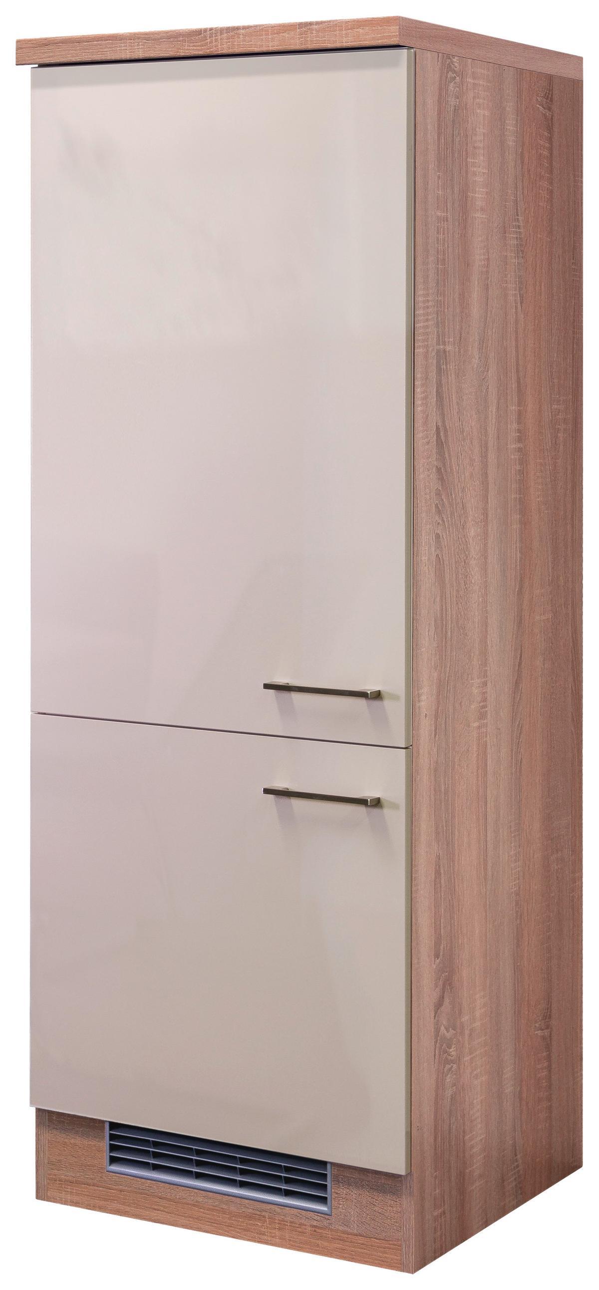 Kühlschrank-umbauschrank Nepal B: 60 Cm Kaschmir Glanz - Kaschmir, MODERN, Holzwerkstoff (60/161,6/60cm) - FlexWell