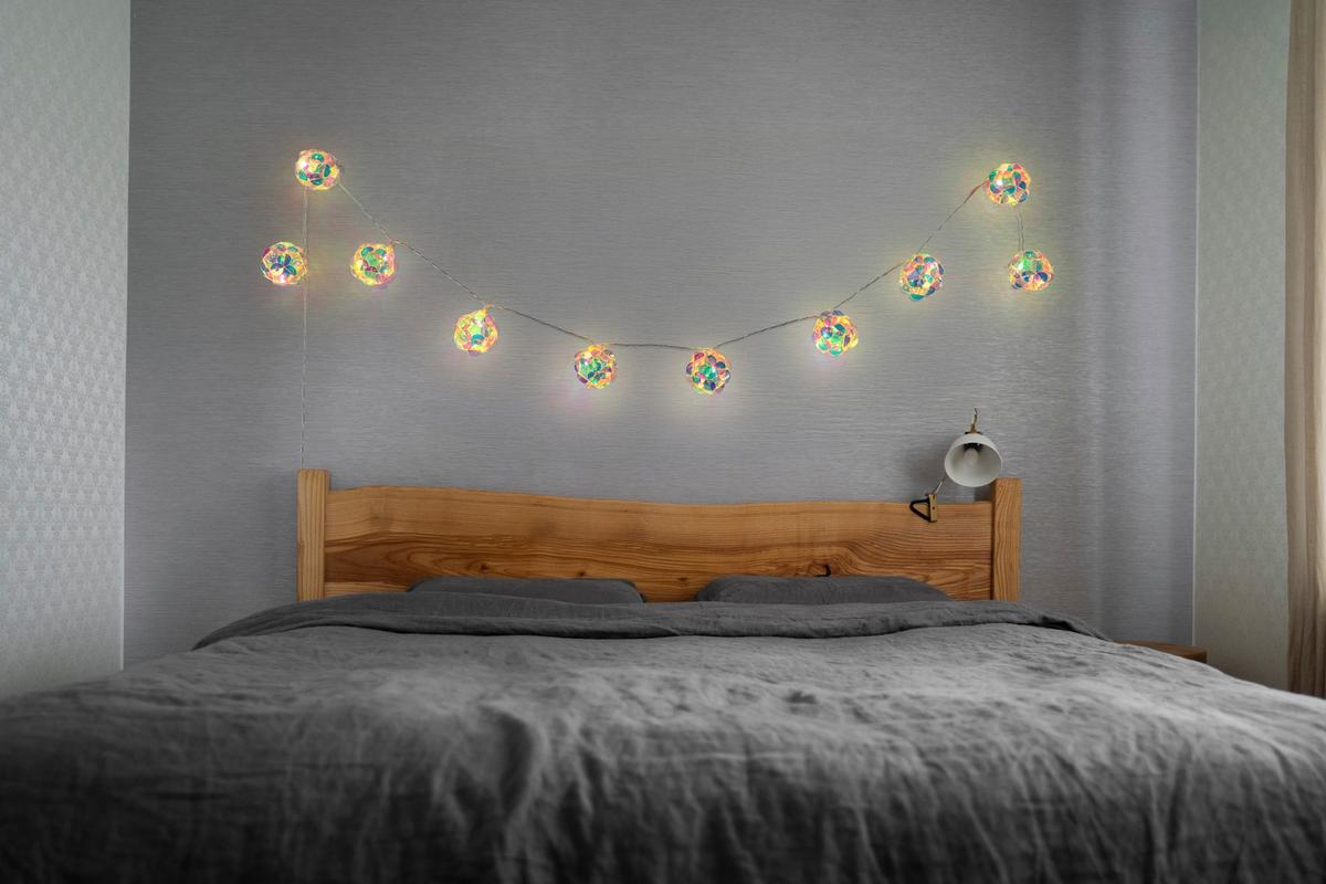 SVĚTELNÝ ŘETĚZ LIEBE - průhledné/perleť, Moderní, plast (165cm) - Mömax