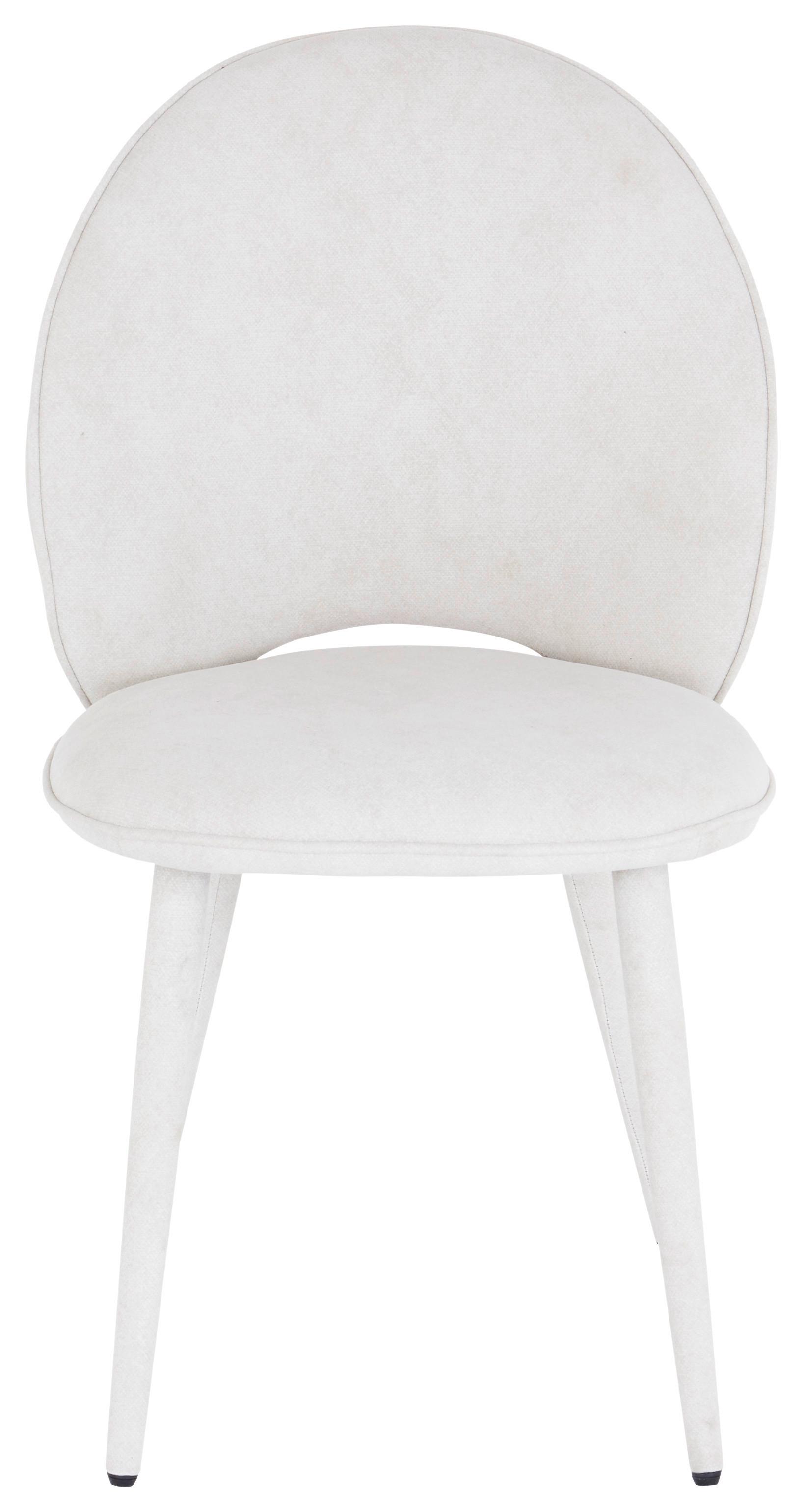 Stuhl Lavik - Beige, MODERN, Holz/Textil (50/87/58,5cm) - Livetastic