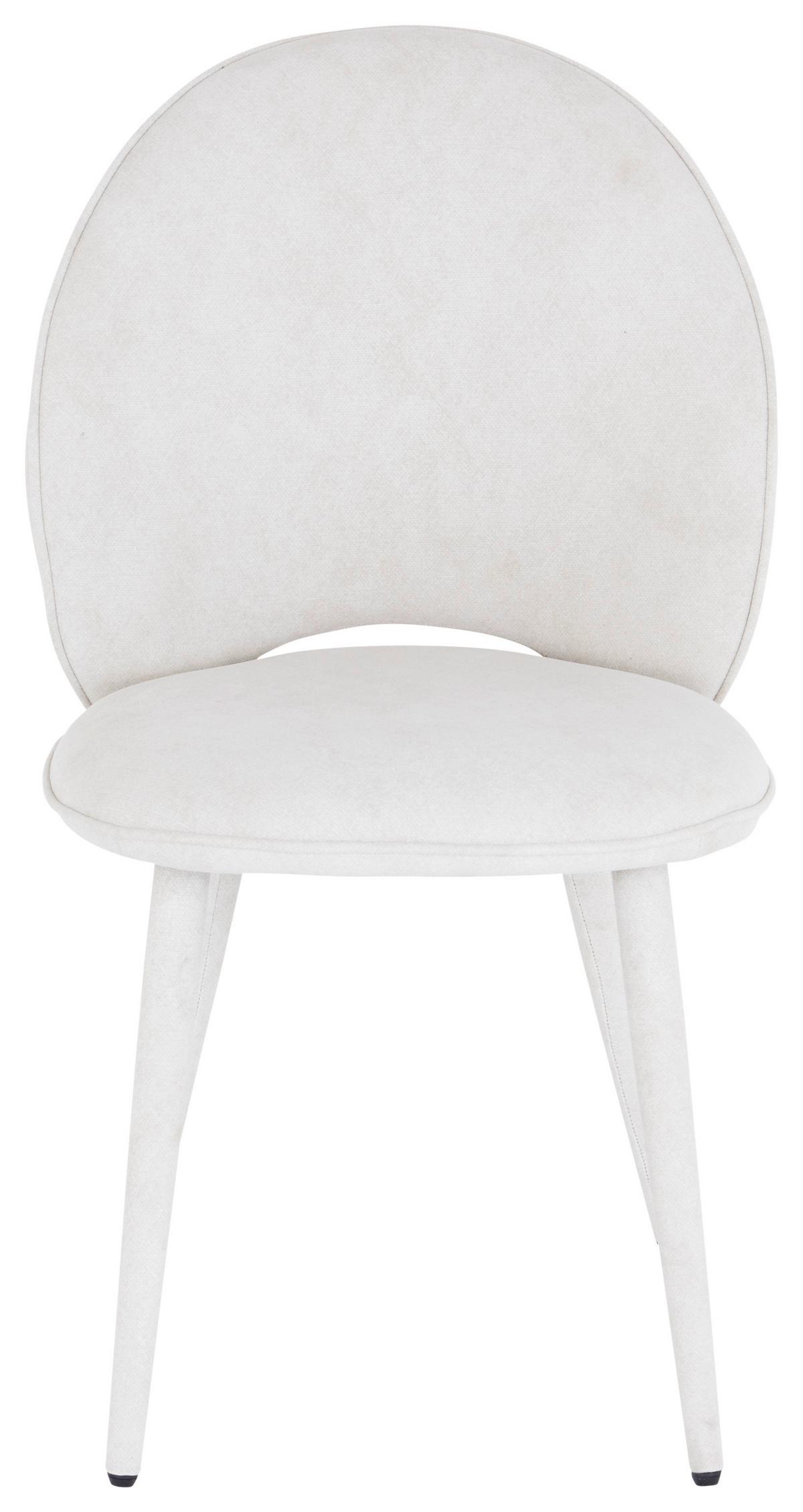 Stuhl Lavik - Beige, MODERN, Holz/Textil (50/87/58,5cm) - Livetastic