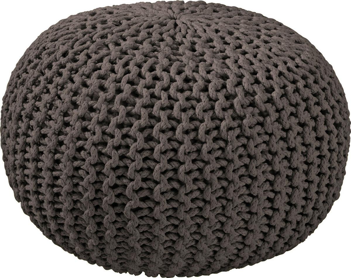 PODSEDÁK Aline, 50x30cm - antracitová, textil (50/30cm) - Premium Living