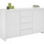 Komoda Sideboard Lario - biela, Moderný, kompozitné drevo (164/96,4/40cm) Komoda Sideboard Lario - biela, Moderný, kompozitné drevo (164/96,4/40cm)
