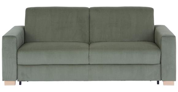 Schlafsofa Lucy - Schwarz/Naturfarben, MODERN, Holz (198/84/96cm) - Luca Bessoni