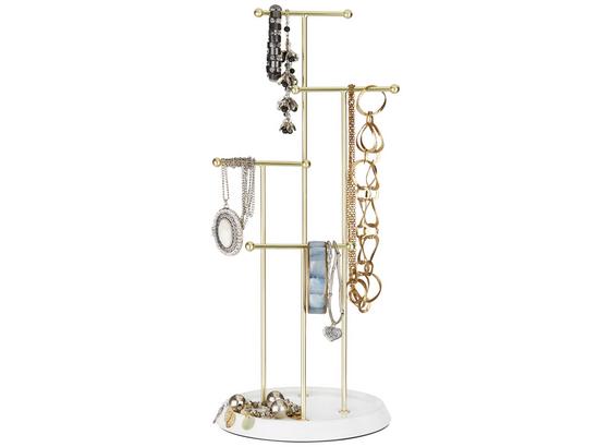 Držák Na Šperky Lisa - bílá/mátově zelená, Moderní, kov (17,5/41cm) - MÖMAX modern living Držák Na Šperky Lisa - bílá/mátově zelená, Moderní, kov (17,5/41cm) - MÖMAX modern living