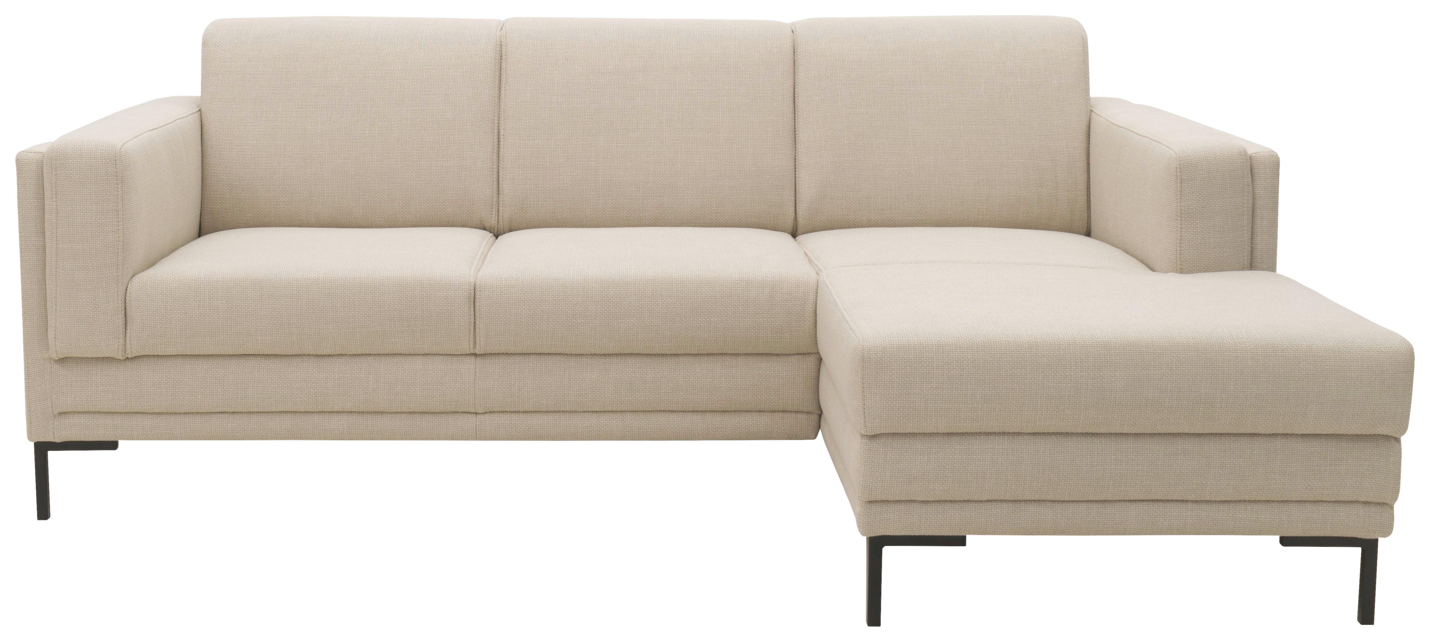 Ecksofa Looks Vii - Beige/Schwarz, Design, Textil (214/146cm) - LOOKS by W.Joop
