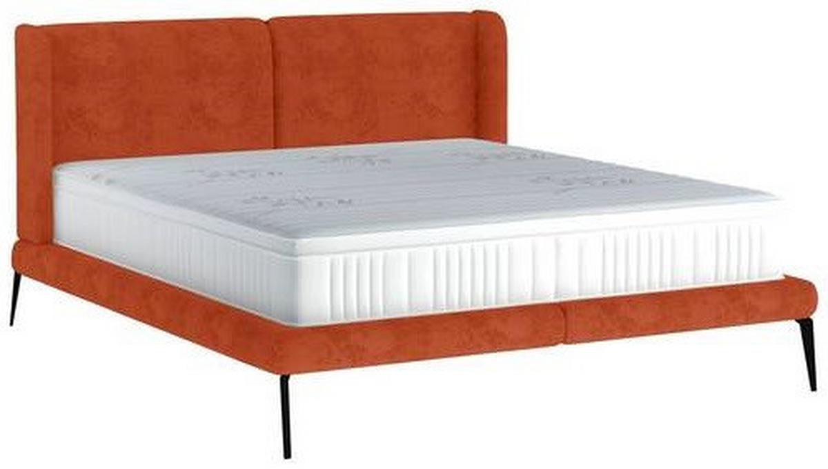 Polsterbett +matratze 180x200 Tessina Sorisso Rostfarben - Rostfarben/Creme, MODERN, Textil (180/200cm) - Livetastic