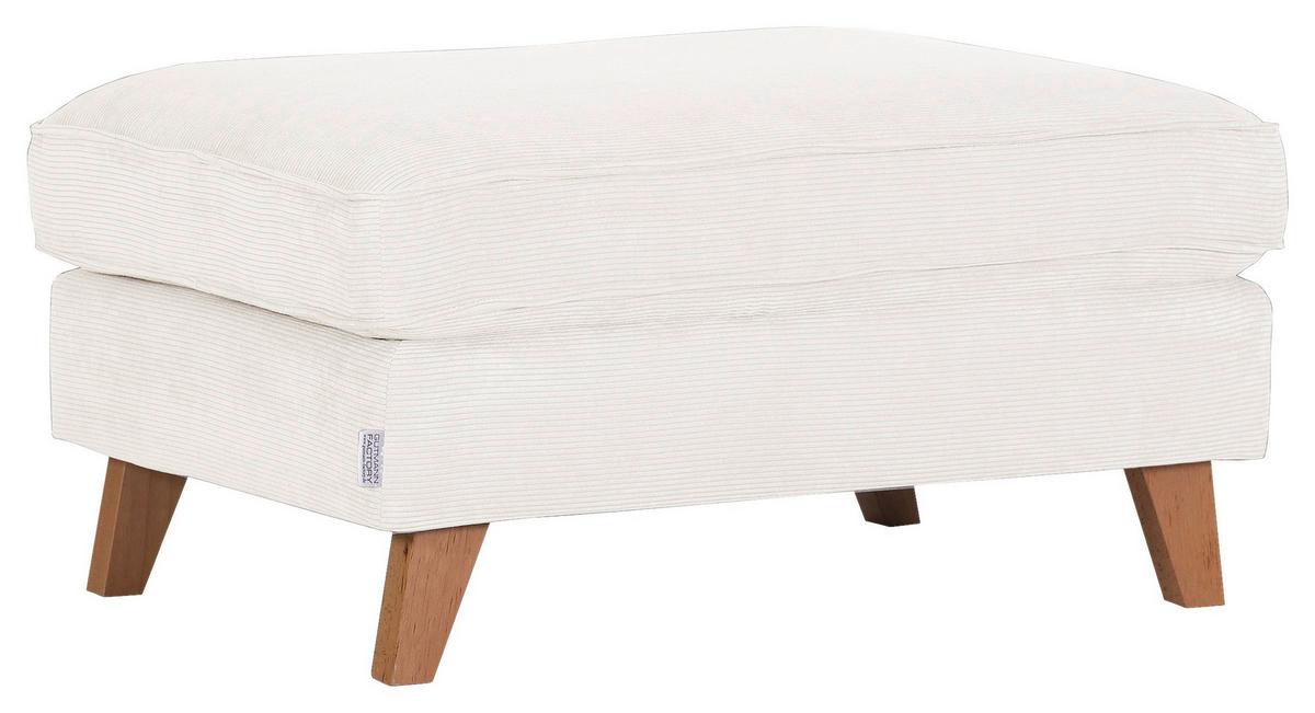 Hocker Rimini, Naturfarben B: 93 cm - Buchefarben/Naturfarben, Design, Textil (93/47/65cm) - MID.YOU