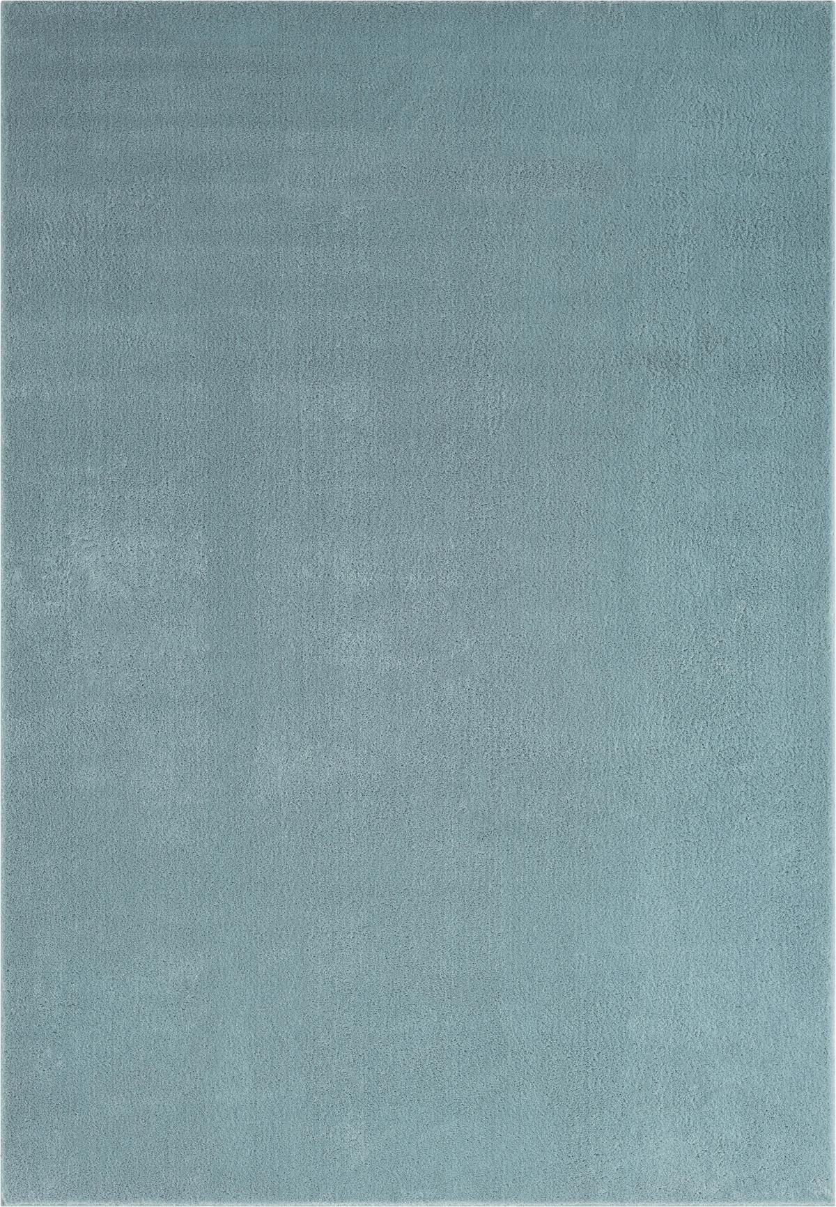 Fellteppich Loft - Blau, KONVENTIONELL, Textil (80/150cm)