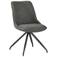 ŽIDLE NOVA - černá/zelená, Moderní, kov/textil (51/85/61cm) - Premium Living