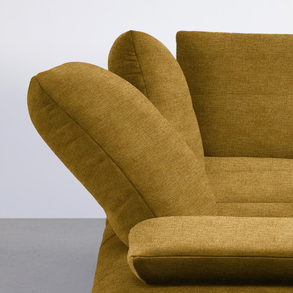 Rohová sedačka TRENDY, ľavá, horčicovožltá - horčicovožltá/čierna, Modern, kov/kompozitné drevo (250/93/310cm) - Premium Living
