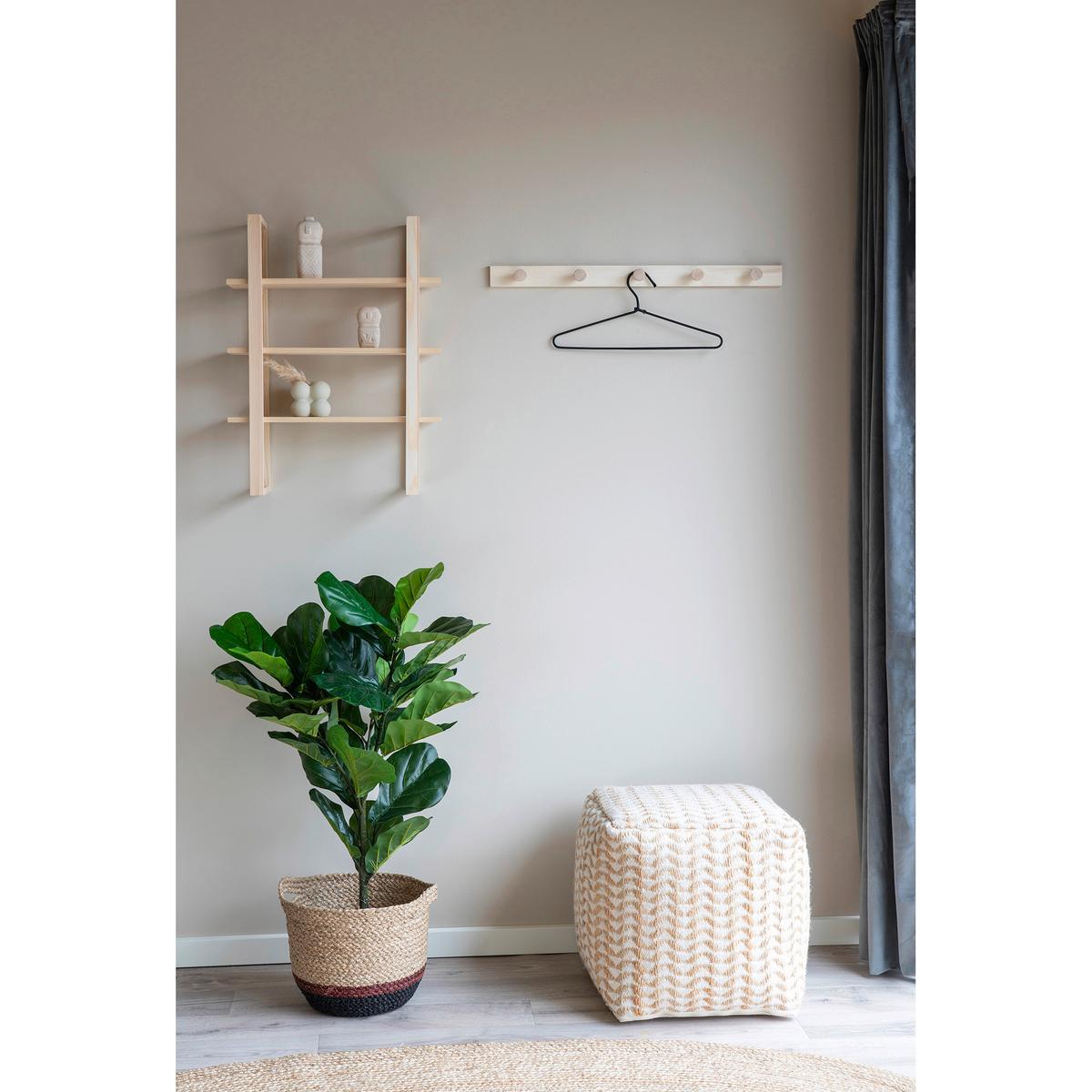 HAKENLEISTE Abano, Naturfarben B: 70 cm - Naturfarben, Basics, Holz (70/5/1,5cm) - MID.YOU