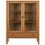 Vitrine Brentwood B: 110cm Eichefarben - Eichefarben, KONVENTIONELL, Glas/Holz (110/145,5/37cm) - Carryhome Vitrine Brentwood B: 110cm Eichefarben - Eichefarben, KONVENTIONELL, Glas/Holz (110/145,5/37cm) - Carryhome